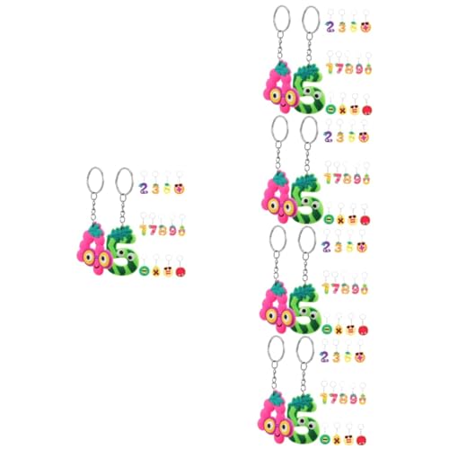 SOIMISS 75 STK Frucht-Schlüsselanhänger säckchen päckchen Obst-Schlüsselanhänger Charme-Schlüsselanhänger Schlüsselbund Schmücken Hängende Schlüsselanhänger-Dekorationen Gastgeschenke von SOIMISS