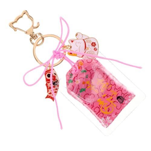 SOIMISS Anhänger Schlüsselanhänger Schlüsselanhänger Schlüsselanhänger Schlüsselanhänger Omamori Schlüsselanhänger Tasche Hängende Dekor Rucksack Charms Katze Schlüsselanhänger von SOIMISS