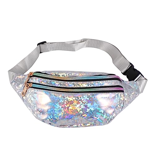 SOIMISS PU Sequin Bauchtasche Für Damen wasserdichte Umhängetasche Mit Modischem Design Silberne Crossbody Bag Für Freizeit Und Sport Praktische Gürteltasche Für Frauen Und ädchen SOIMISS PU Sequin Bauchtasche Für Damen wasserdichte Umhängetasche Mit Modischem Design Silberne Crossbody Bag Für Freizeit Und Sport Praktische Gürteltasche Für Frauen Und ädchen von SOIMISS