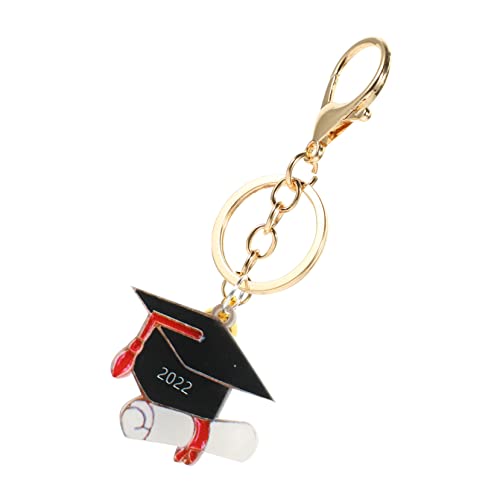 SOIMISS Schlüsselanhänger Für Die Abschlusssaison Bulk-schlüsselringe Abschluss-schlüsselanhänger 2022 Schlüsselbänder Rucksack-schlüsselanhänger Für Mädchen Grad Cap Keychain Acryl Black von SOIMISS