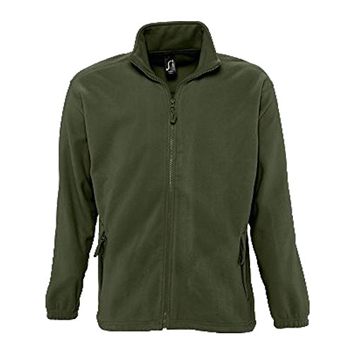 Sols Fleecejacke Fleece Jacke North bis Gr. 5XL ,Army, M Sols Fleecejacke Fleece Jacke North bis Gr. 5XL ,Army, M von SOL'S