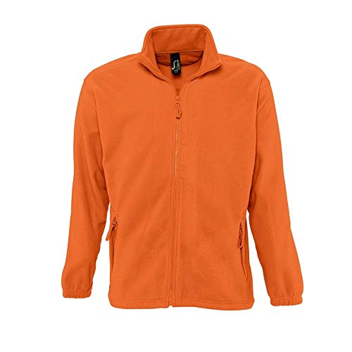 Sols Fleecejacke Fleece Jacke North bis Gr. 5XL Orange XXL von SOL'S