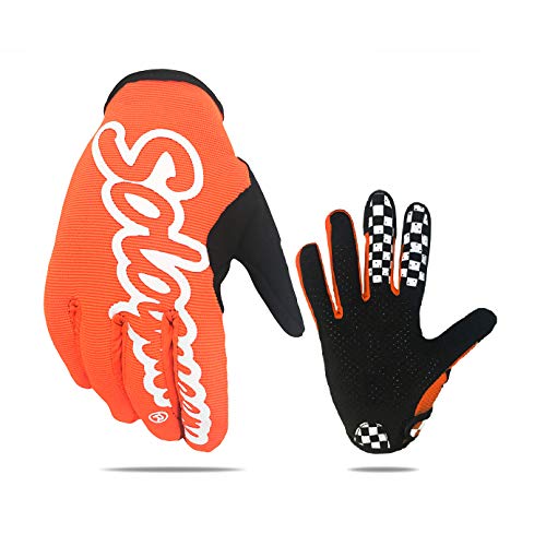 SOLO QUEEN Handschuhe für Sim Racing | Karting | ATV | alle Lenkrad Games | Kunstleder (Orange,M) SOLO QUEEN Handschuhe für Sim Racing | Karting | ATV | alle Lenkrad Games | Kunstleder (Orange,M) von SOLO QUEEN