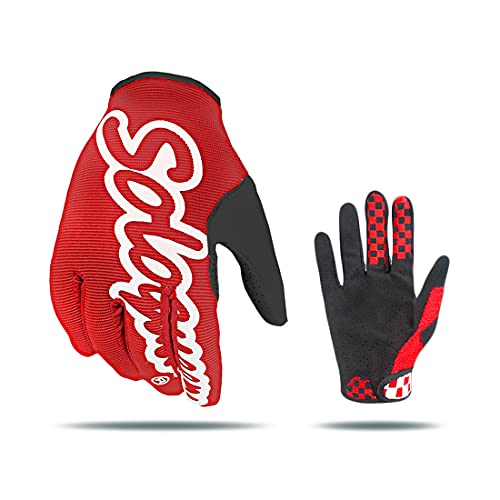 SOLO QUEEN Handschuhe für SIM Racing | Karting | ATV | alle Lenkrad Games | Kunstleder (Rot,XL) SOLO QUEEN Handschuhe für SIM Racing | Karting | ATV | alle Lenkrad Games | Kunstleder (Rot,XL) von SOLO QUEEN
