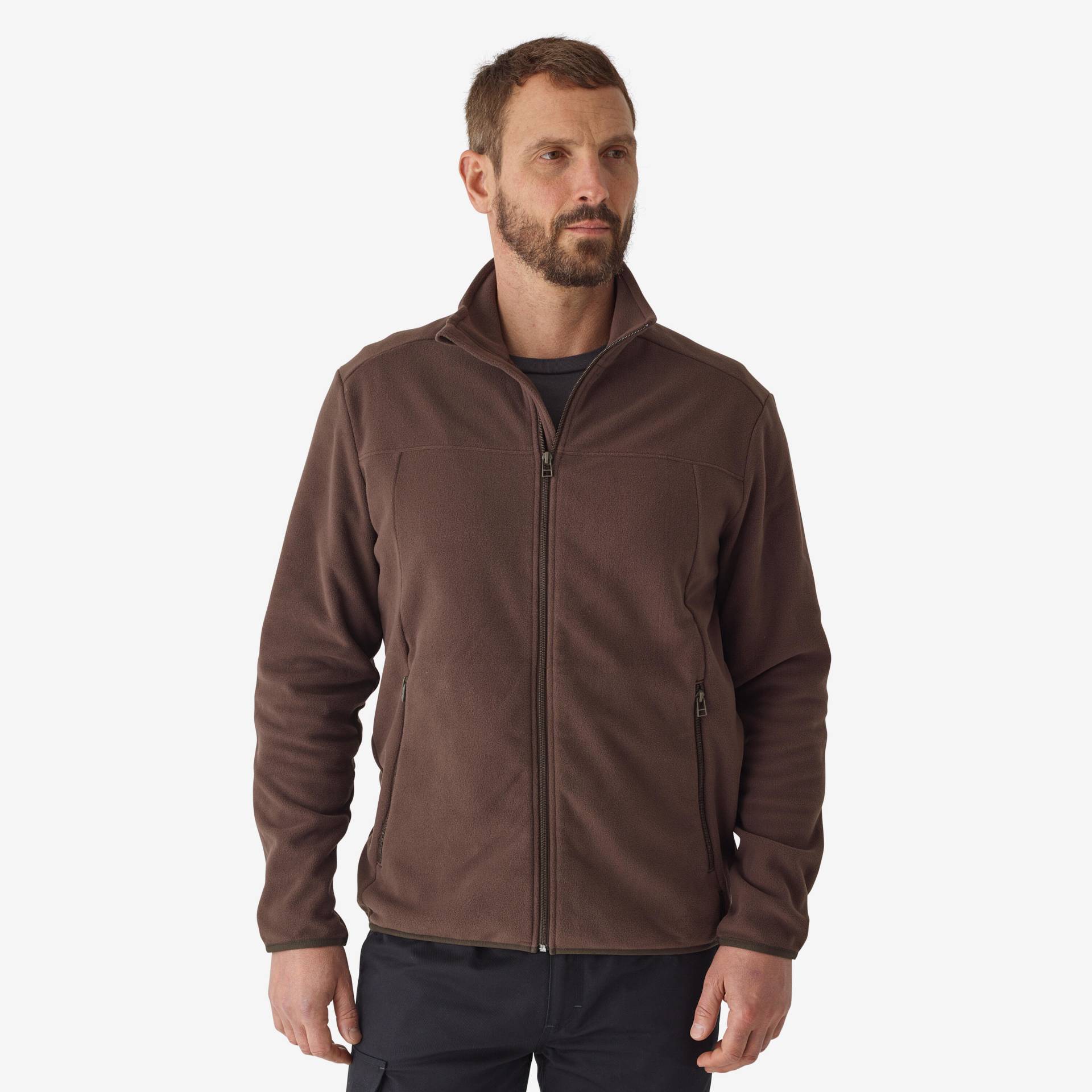 Fleecejacke 100 braun Fleecejacke 100 braun von SOLOGNAC