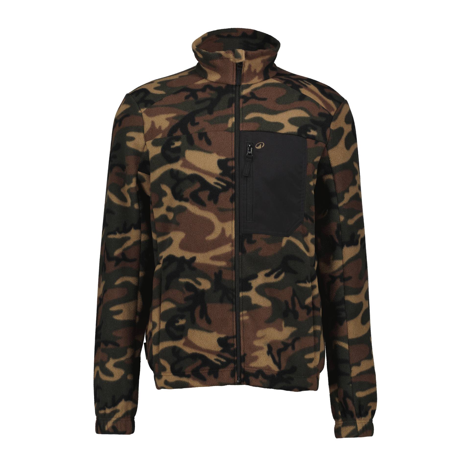 Fleecejacke 500 Camouflage von SOLOGNAC