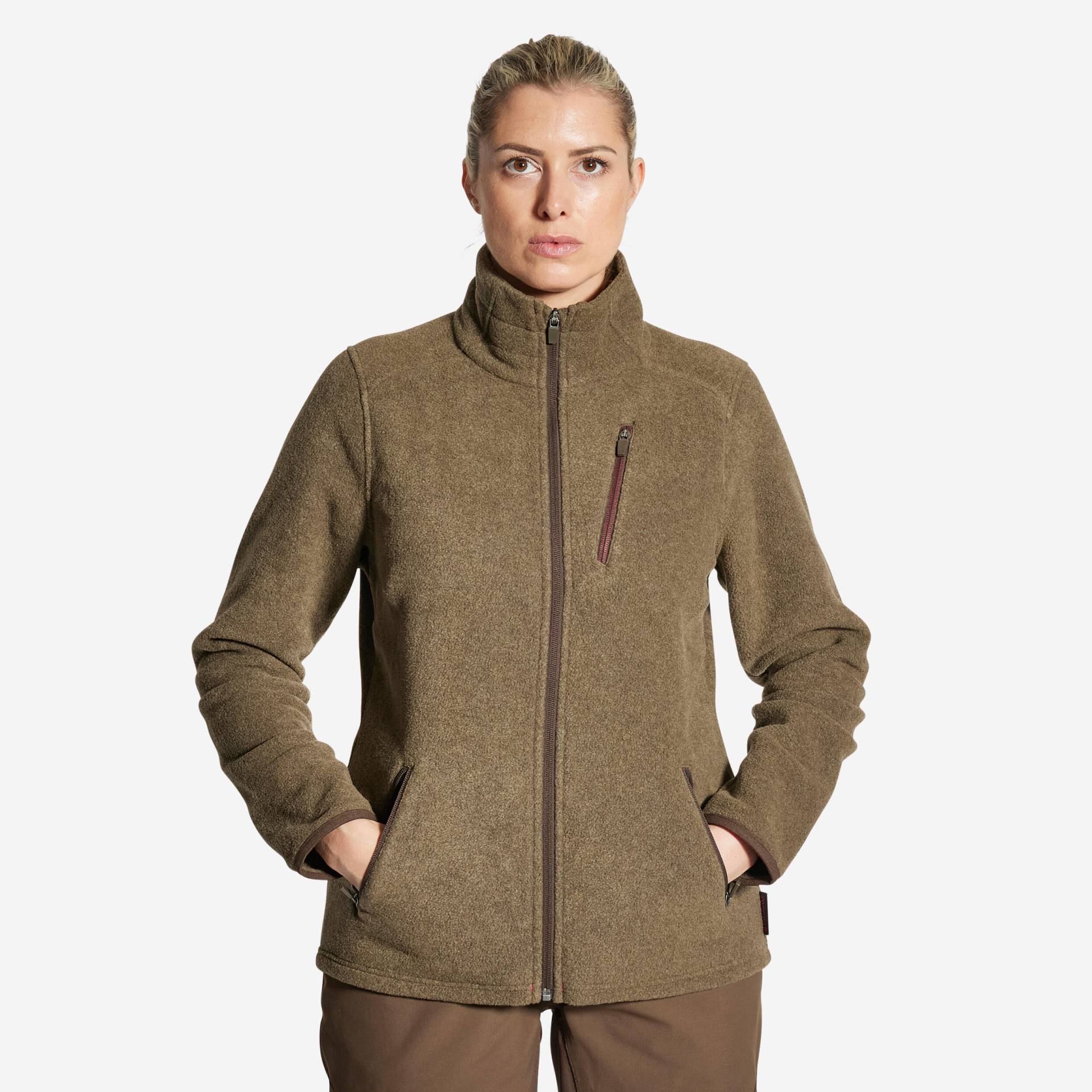 Fleecejacke 500 Damen braun Fleecejacke 500 Damen braun von SOLOGNAC