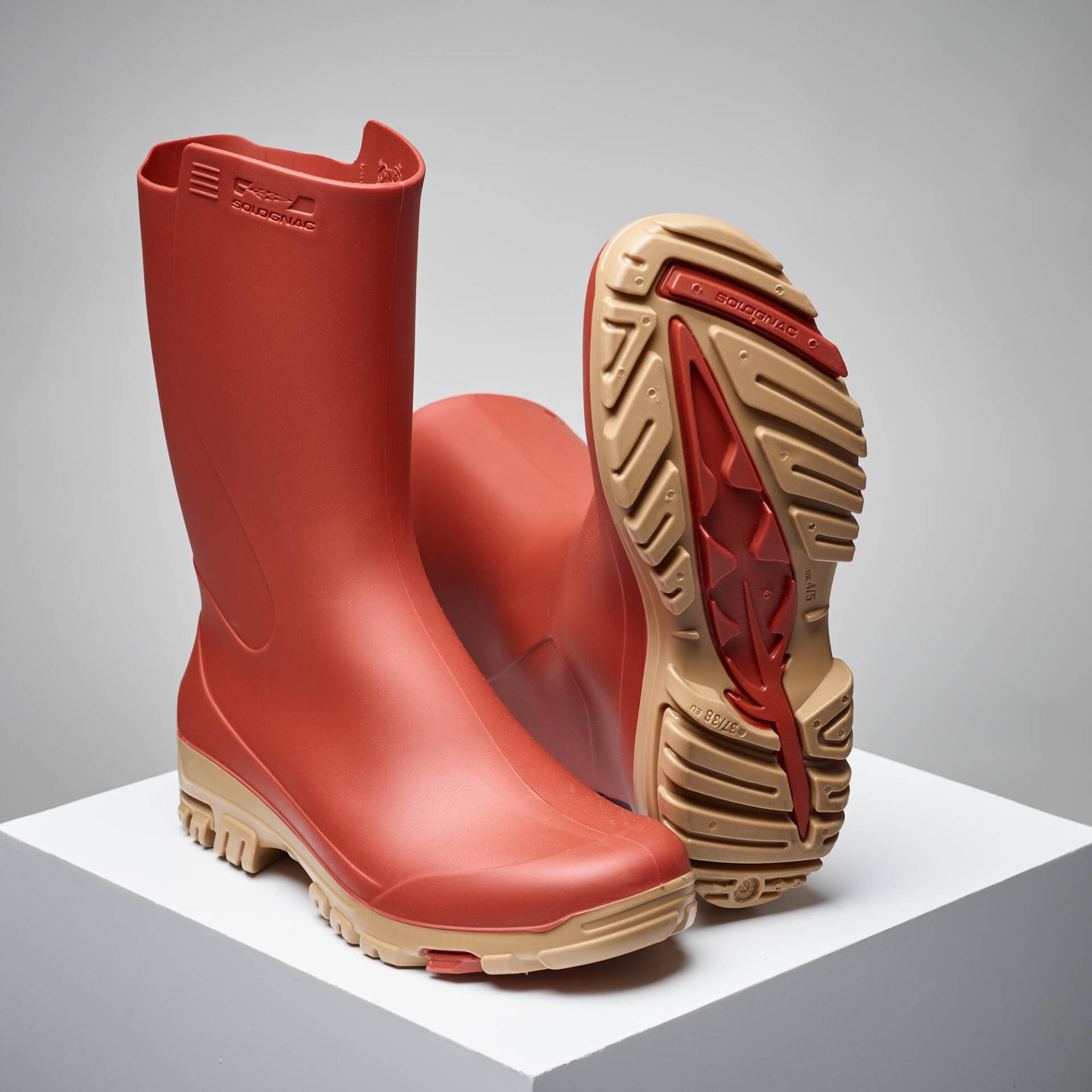 Gummistiefel 100 Damen - rot Gummistiefel 100 Damen - rot von SOLOGNAC