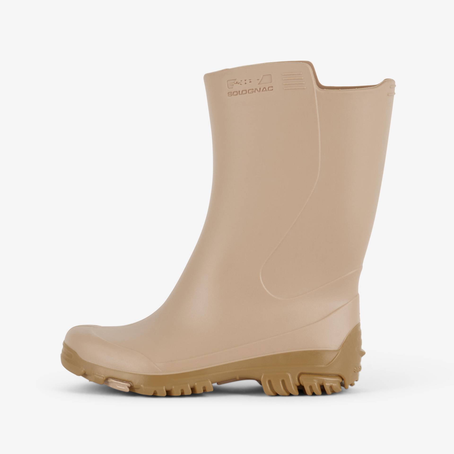 Gummistiefel 100 Kinder beige von SOLOGNAC