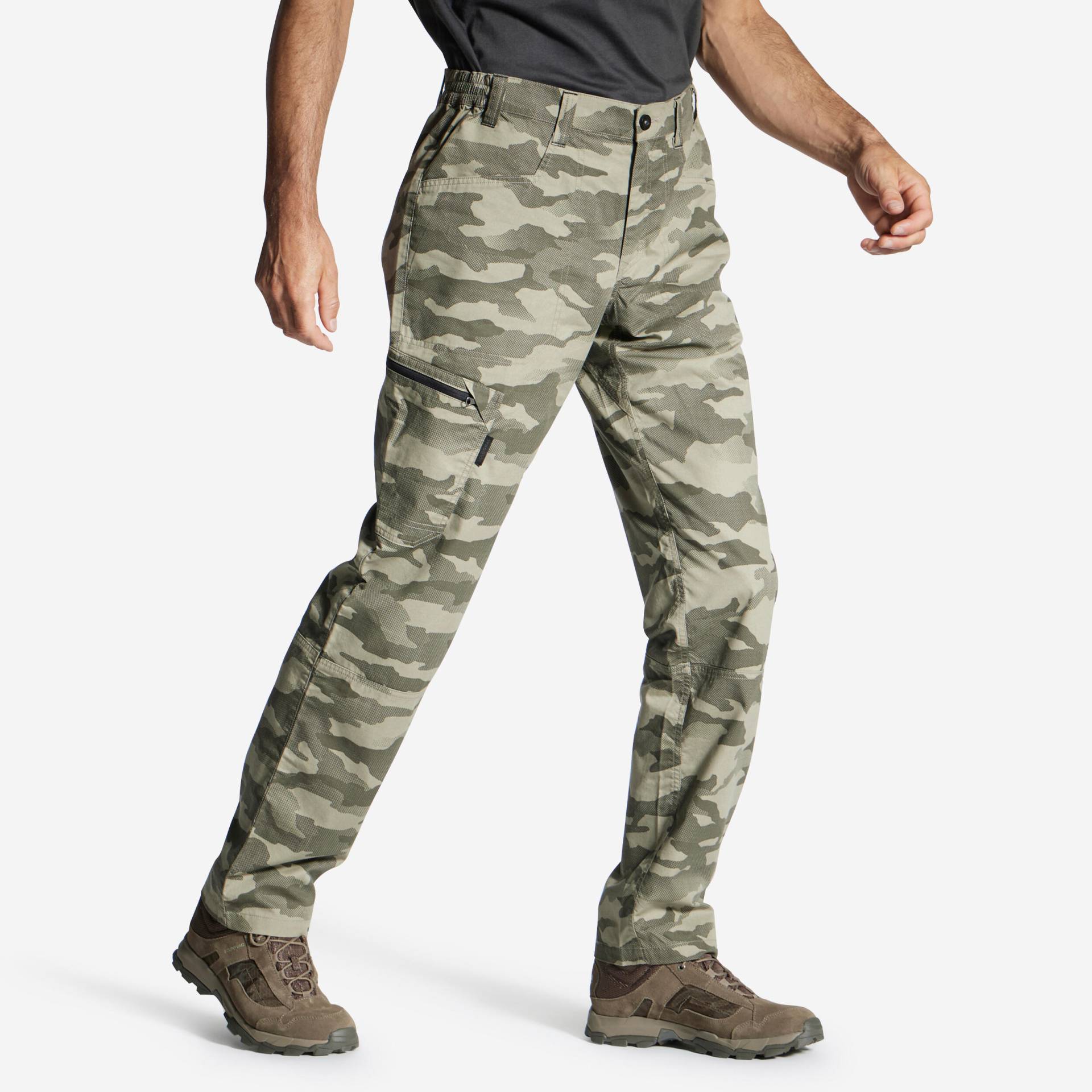 Hose leicht 100 Camouflage Halftone grün Hose leicht 100 Camouflage Halftone grün von SOLOGNAC
