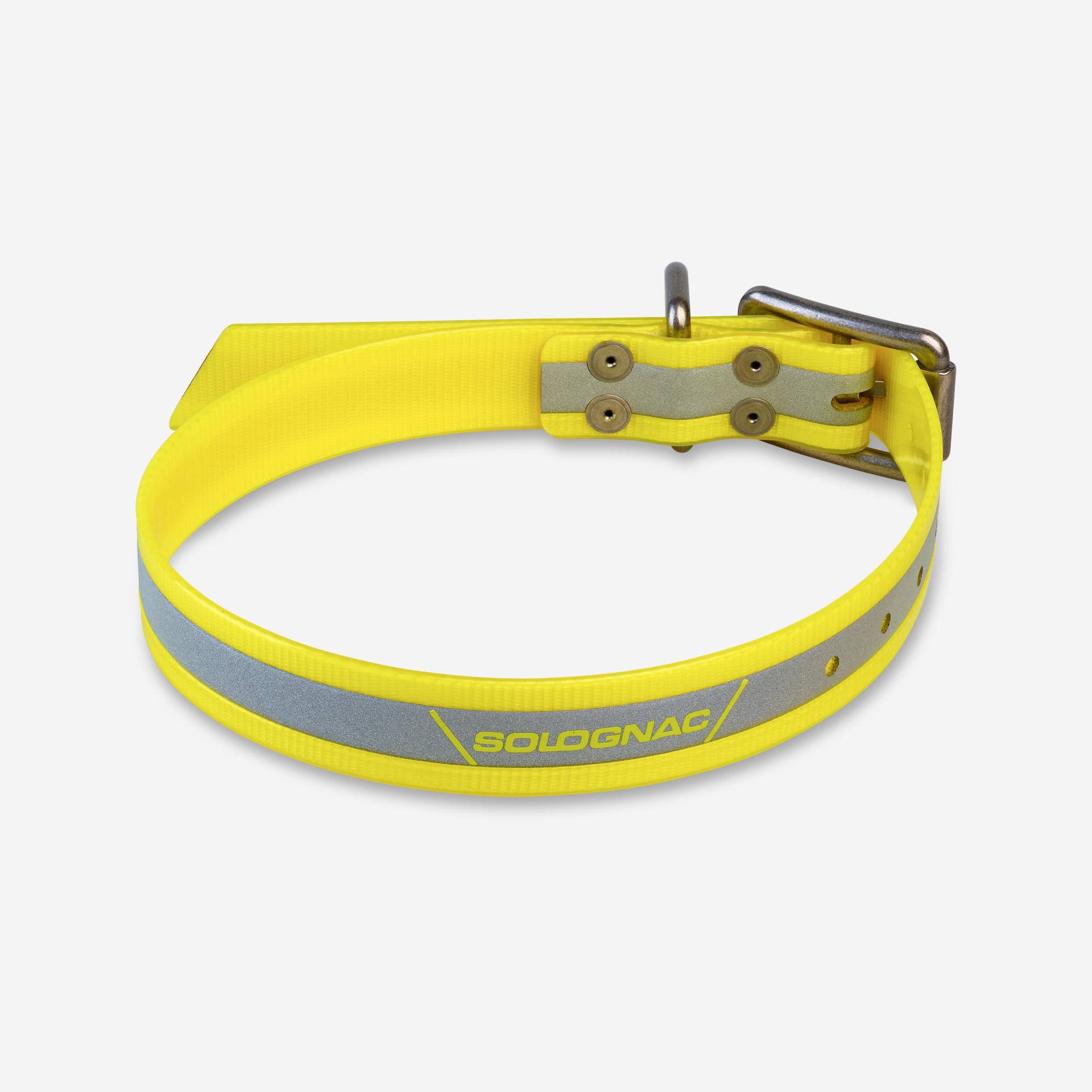 Hundehalsband 520 reflektierend gelb von SOLOGNAC
