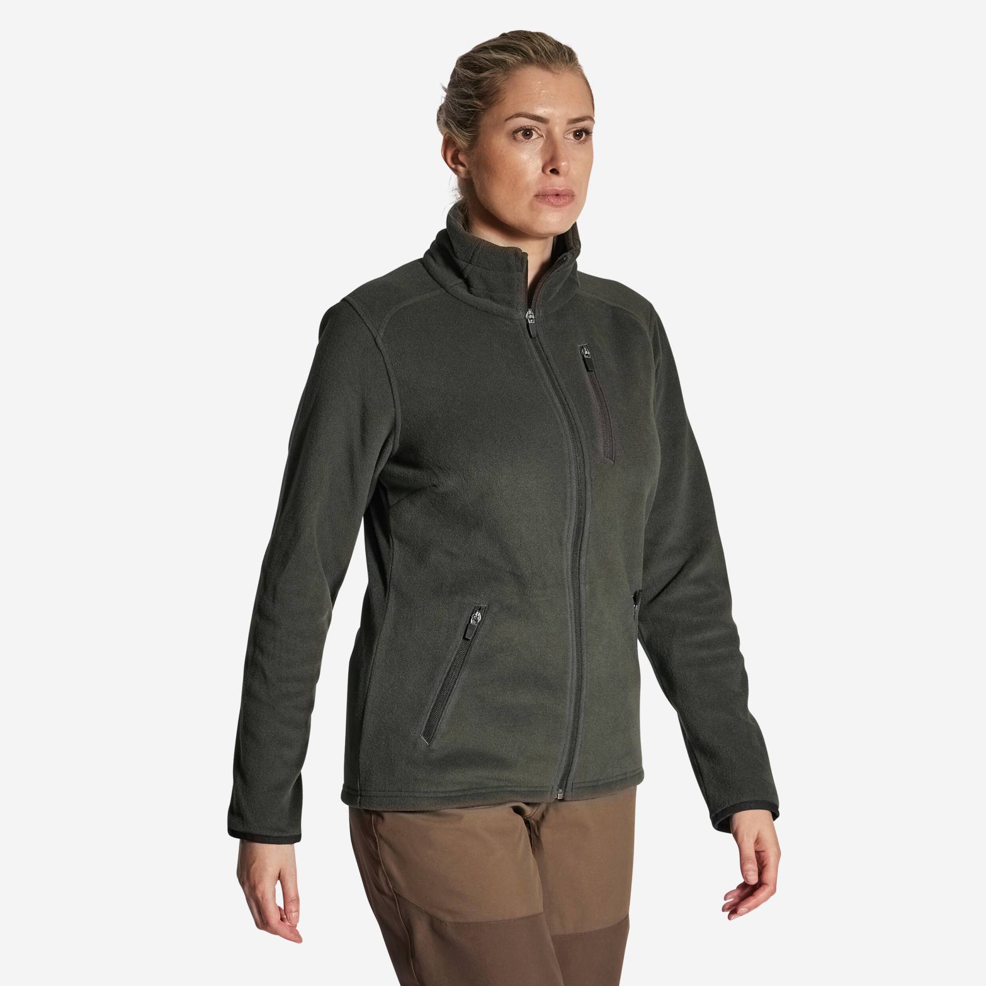 Fleecejacke 500 Damen grün von SOLOGNAC