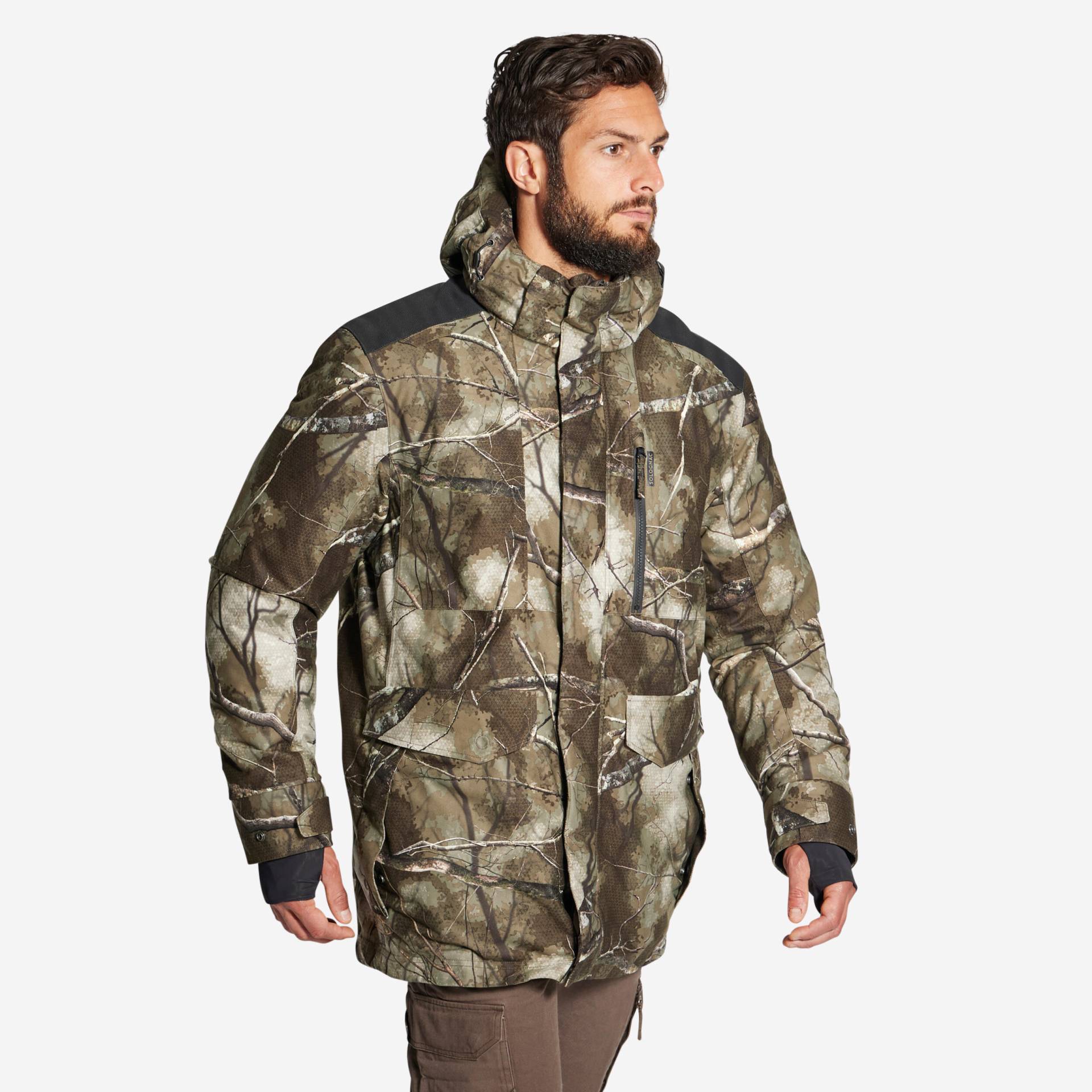 Jagd-Regenjacke 500 warm geräuscharm Treemetic Jagd-Regenjacke 500 warm geräuscharm Treemetic von SOLOGNAC