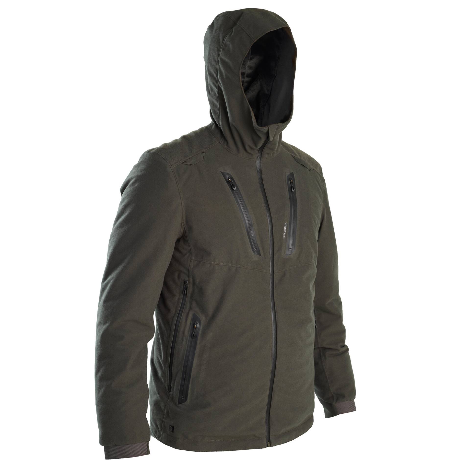 Jagd-Regenjacke 900 warm geräuscharm grün Jagd-Regenjacke 900 warm geräuscharm grün von SOLOGNAC