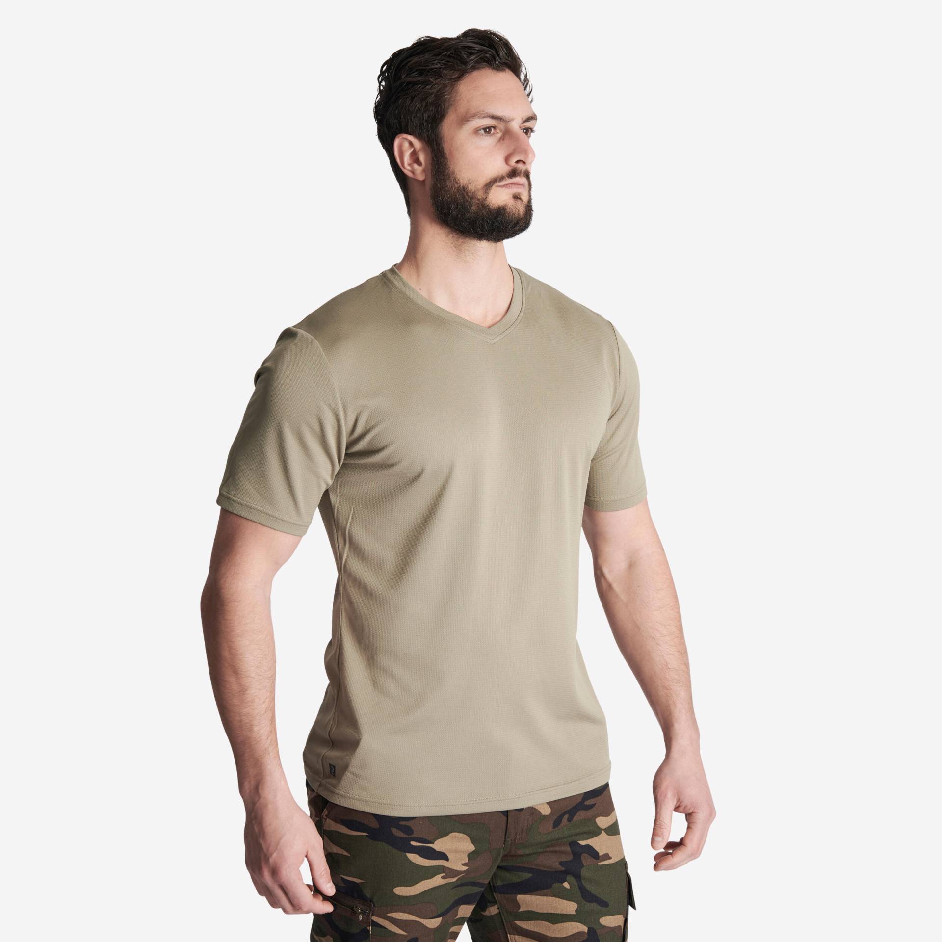 Jagd-T-Shirt 100 Herren atmungsaktiv grün Jagd-T-Shirt 100 Herren atmungsaktiv grün von SOLOGNAC