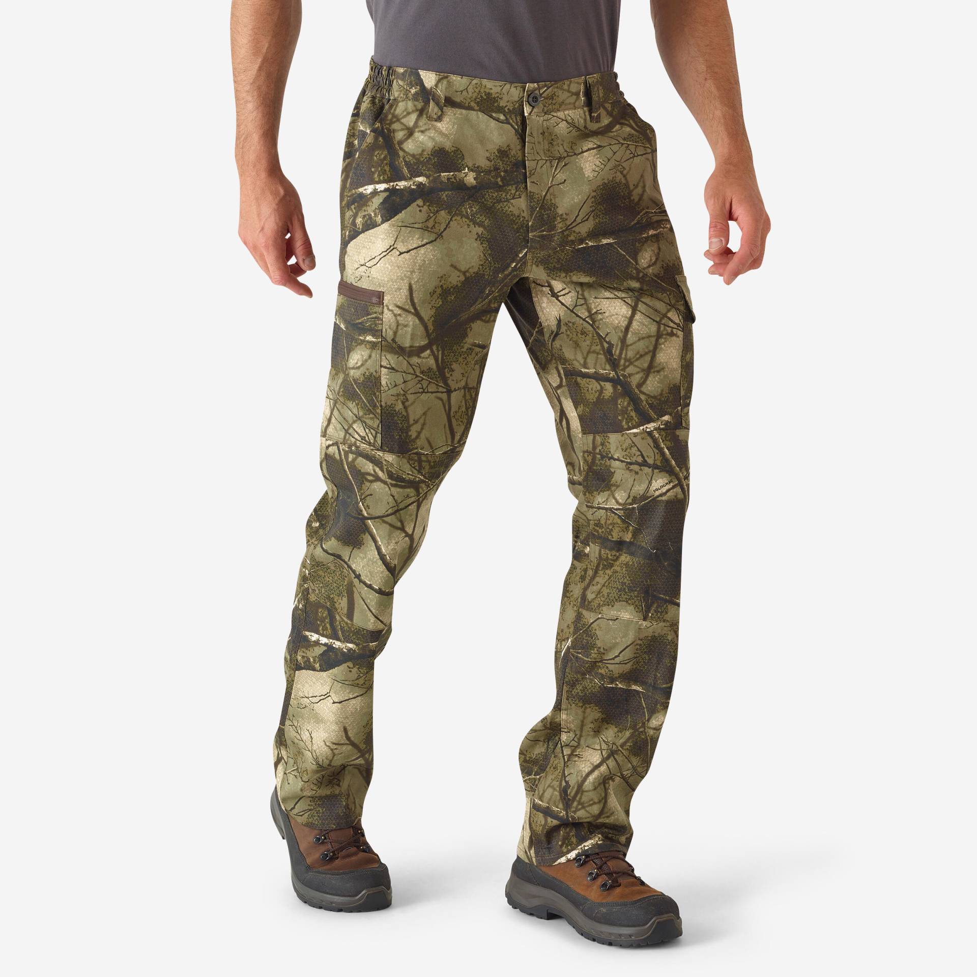 Jagdhose 100 atmungsaktiv geräuscharm Baumwolle Camouflage Treemetic Jagdhose 100 atmungsaktiv geräuscharm Baumwolle Camouflage Treemetic von SOLOGNAC
