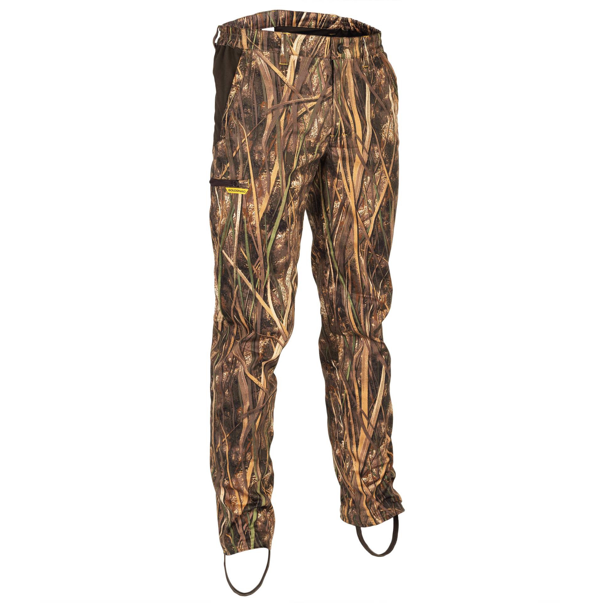 Jagdhose 500 leicht Camouflage Schilf von SOLOGNAC