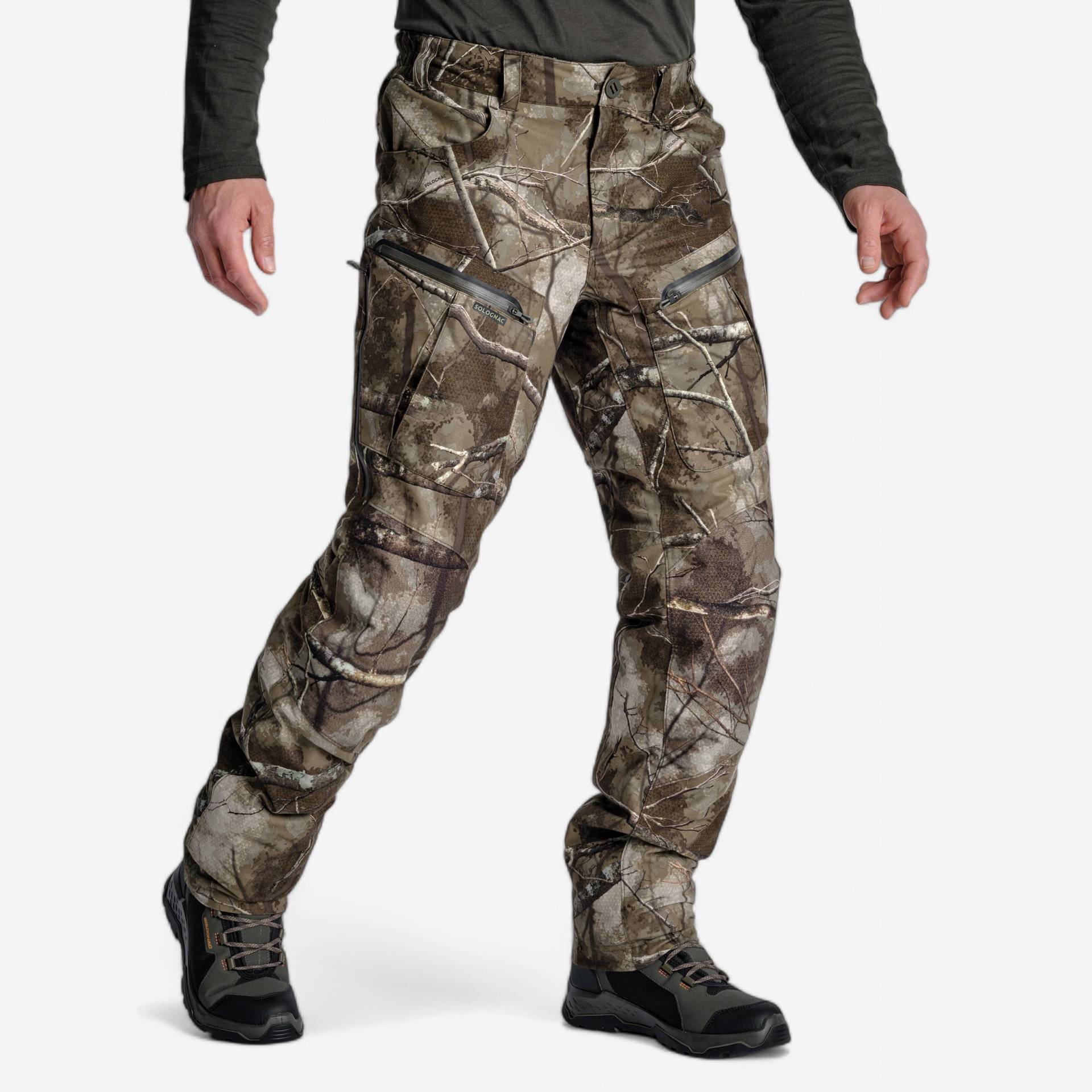 Jagdhose 900 Treemetic geräuscharm wasserdicht warm Camouflage Jagdhose 900 Treemetic geräuscharm wasserdicht warm Camouflage von SOLOGNAC