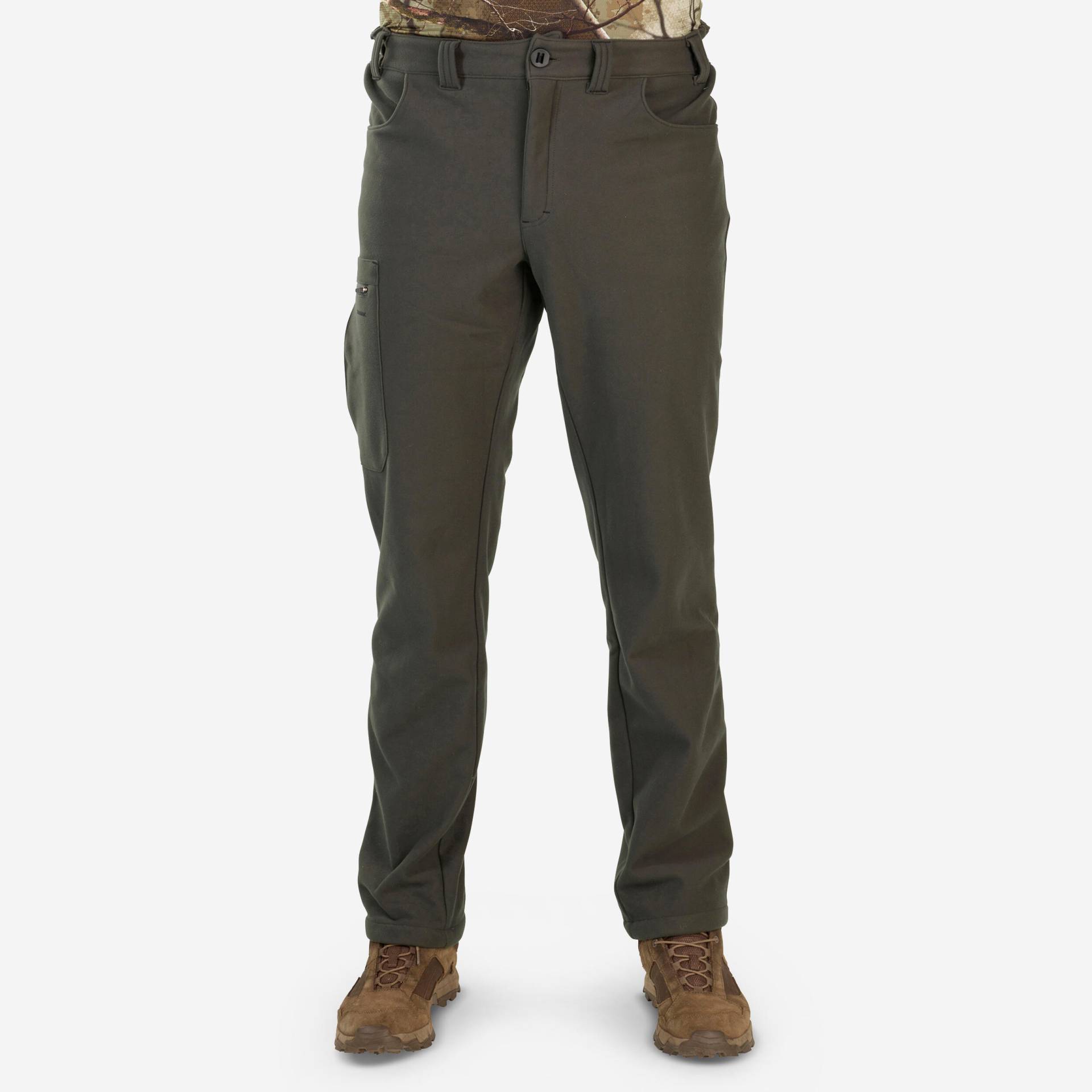 Jagdhose Fleece warm geräuscharm grün 100 Jagdhose Fleece warm geräuscharm grün 100 von SOLOGNAC