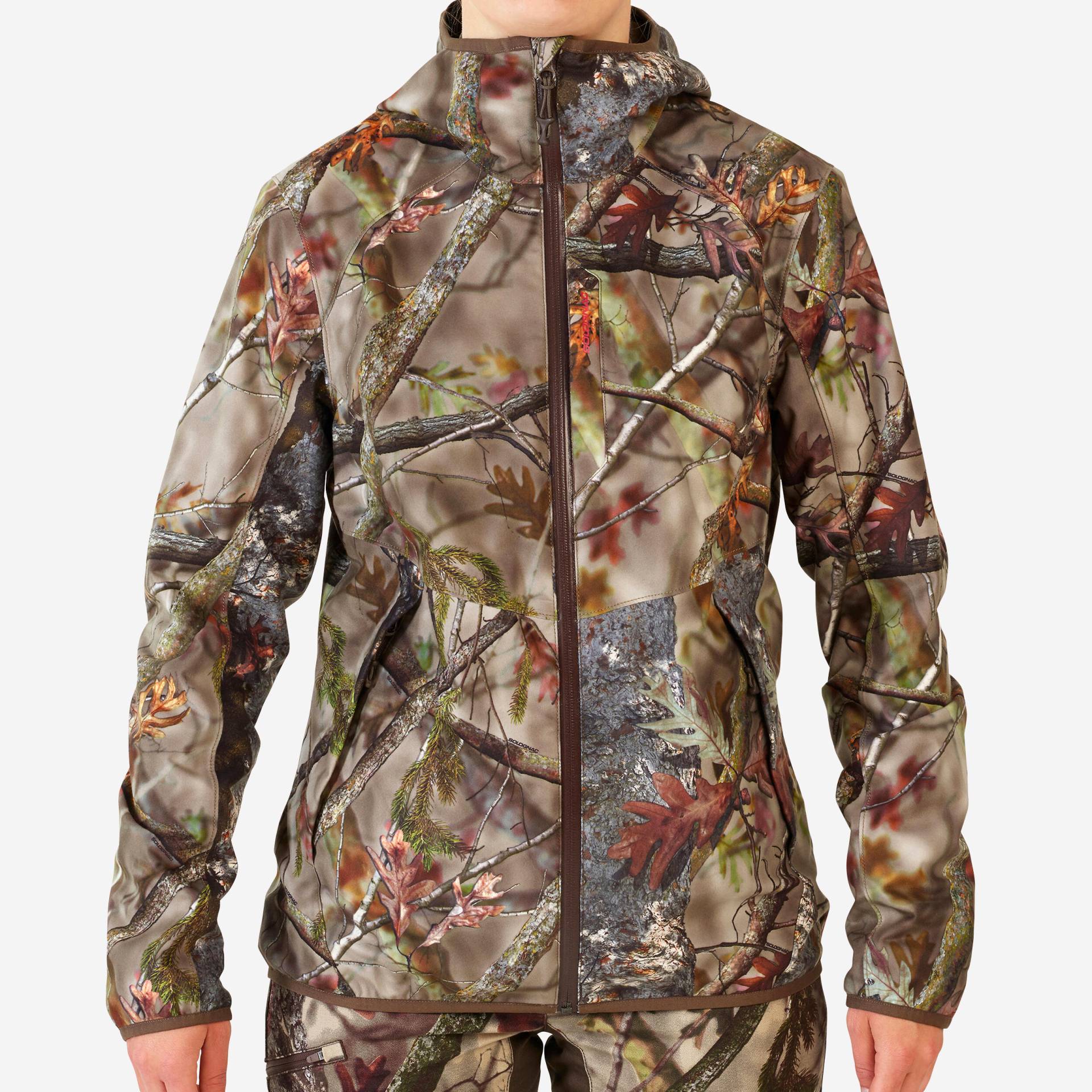 Jagdjacke / Regenjacke 500 Damen geräuscharm camouflage Jagdjacke / Regenjacke 500 Damen geräuscharm camouflage von SOLOGNAC