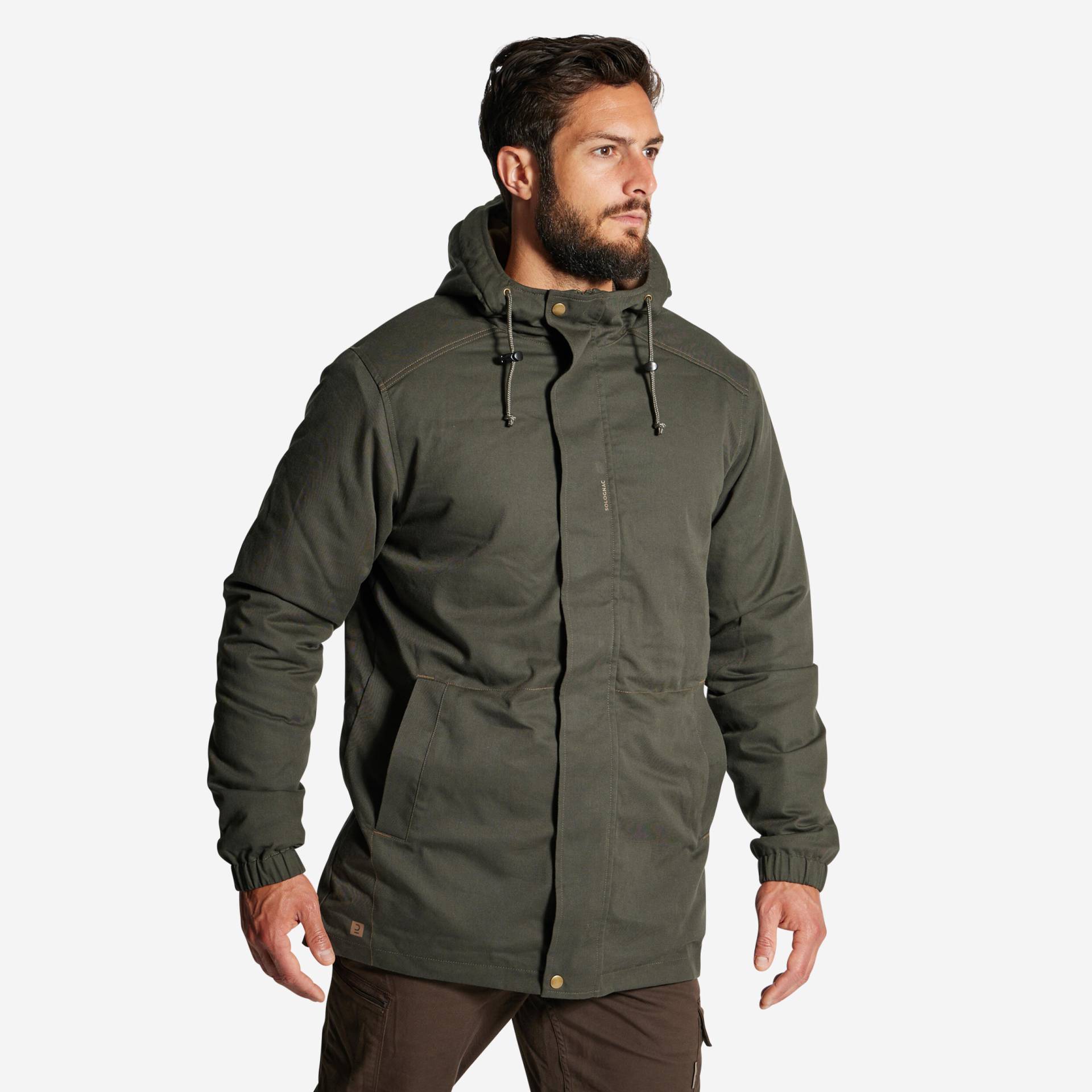 Jagdjacke 100 warm grün Jagdjacke 100 warm grün von SOLOGNAC