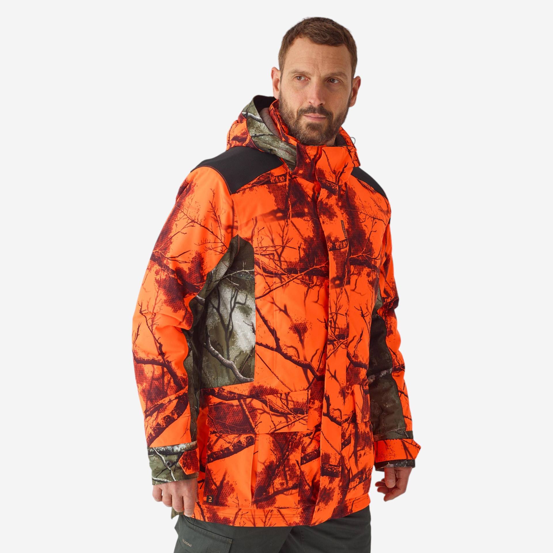 Jagdjacke 500 3-in-1 Treib- und Drückjagd warm wasserdicht Treemetic orange Jagdjacke 500 3-in-1 Treib- und Drückjagd warm wasserdicht Treemetic orange von SOLOGNAC