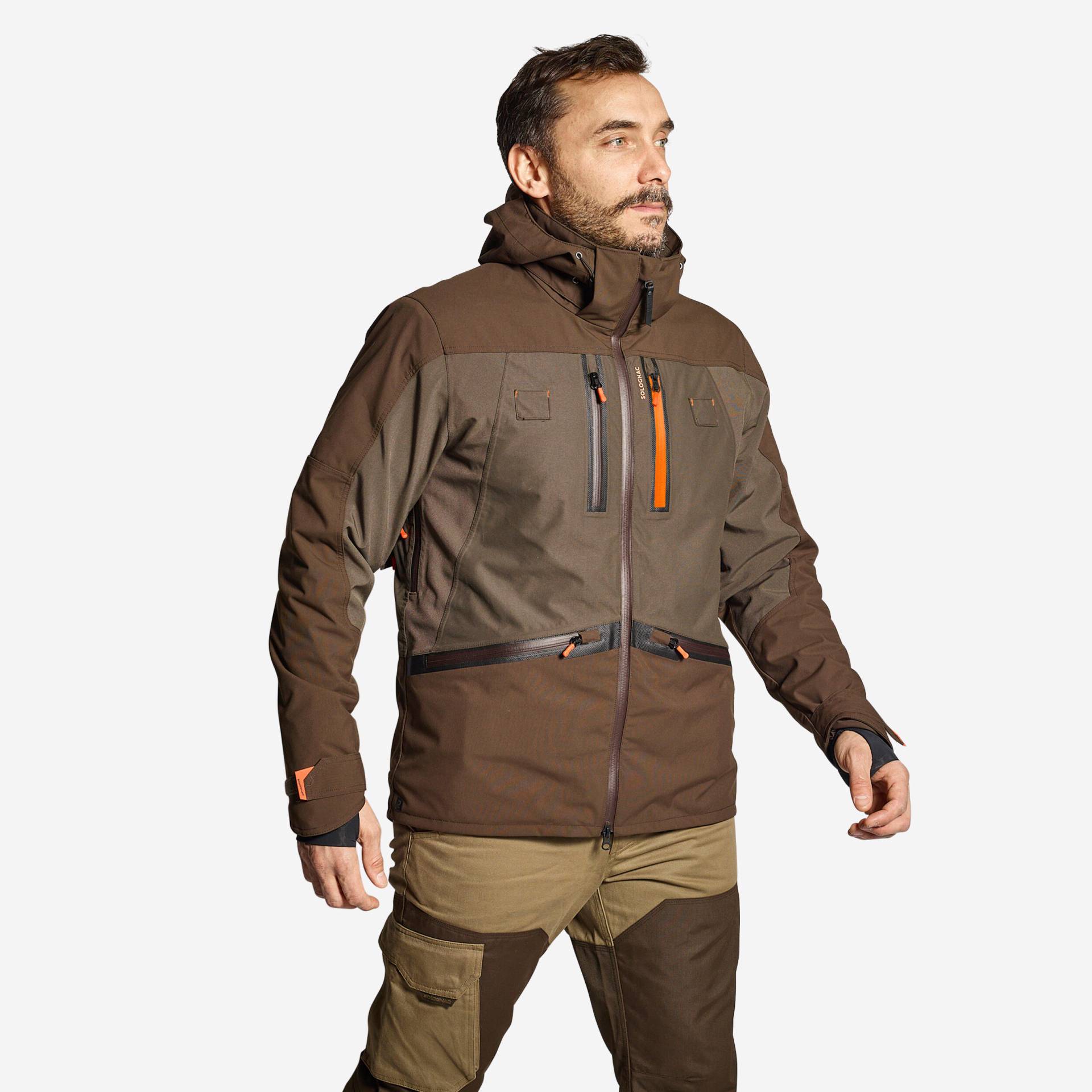Jagdjacke Regenjacke RENFORT 900 braun Jagdjacke Regenjacke RENFORT 900 braun von SOLOGNAC