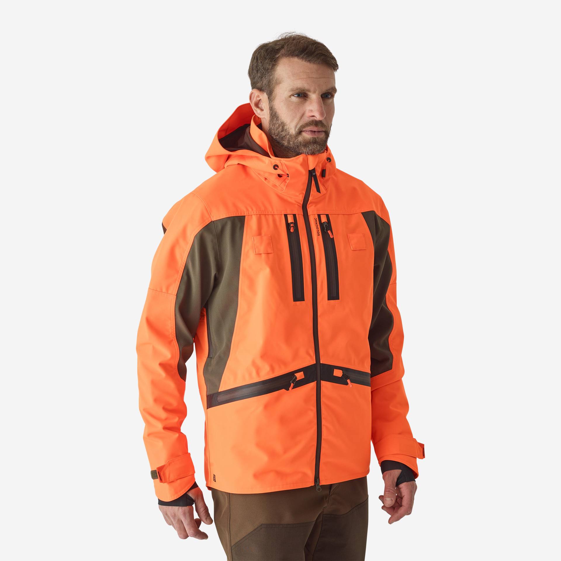 Jagdjacke Regenjacke Renfort 900 orange Jagdjacke Regenjacke Renfort 900 orange von SOLOGNAC