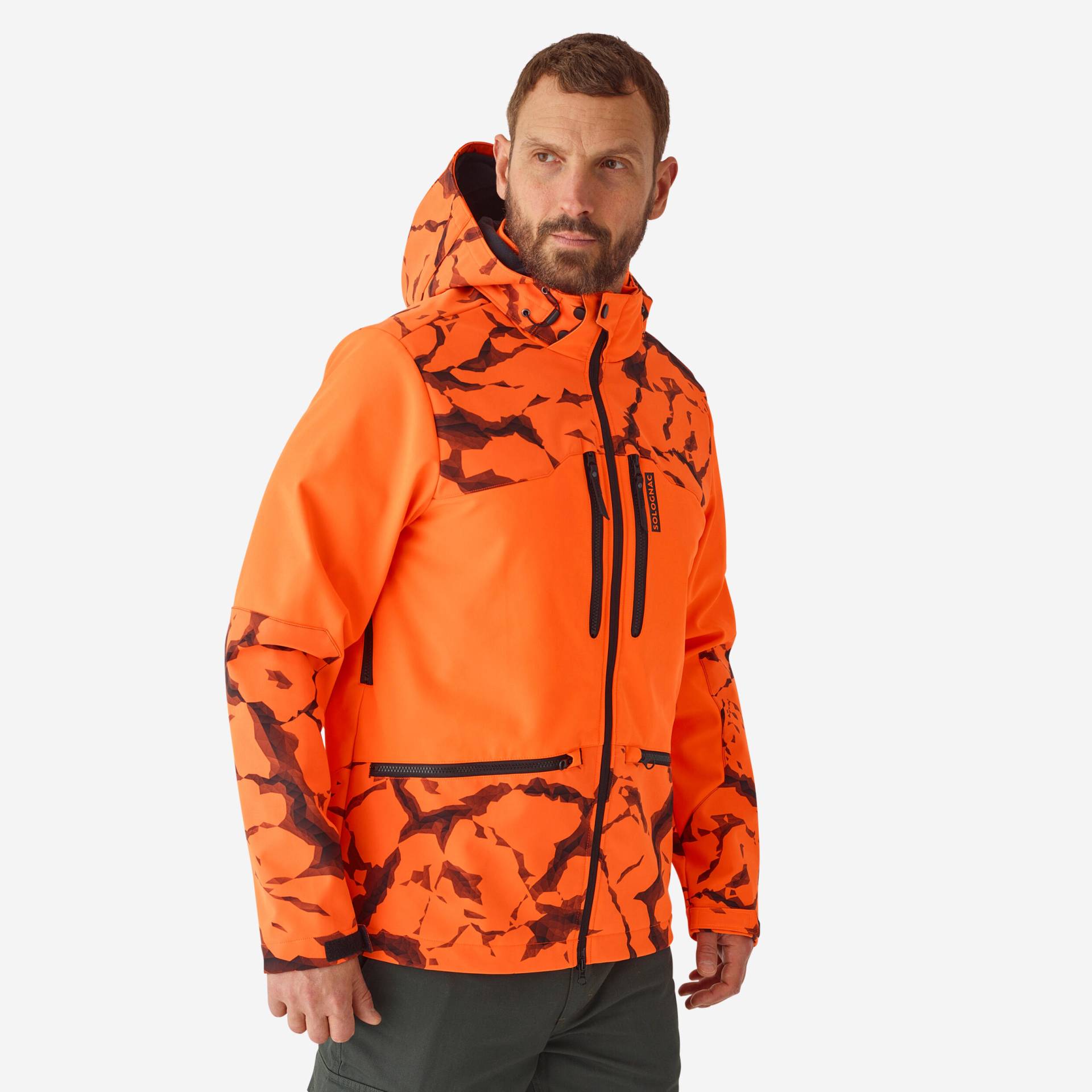 Jagdjacke Softshelljacke 500 orange Jagdjacke Softshelljacke 500 orange von SOLOGNAC