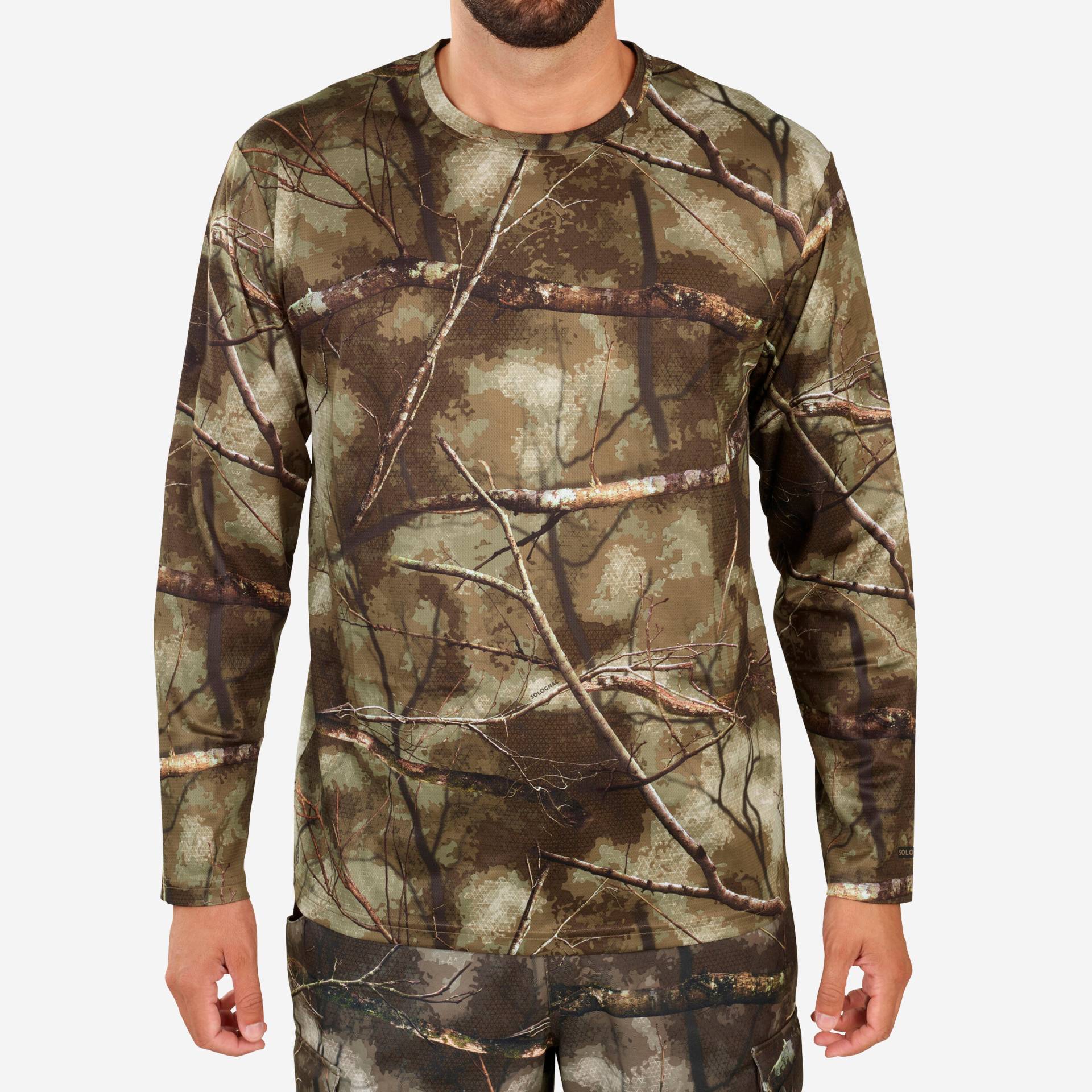 Jagdshirt langarm 100 TREEMETIC atmungsaktiv camouflage Jagdshirt langarm 100 TREEMETIC atmungsaktiv camouflage von SOLOGNAC