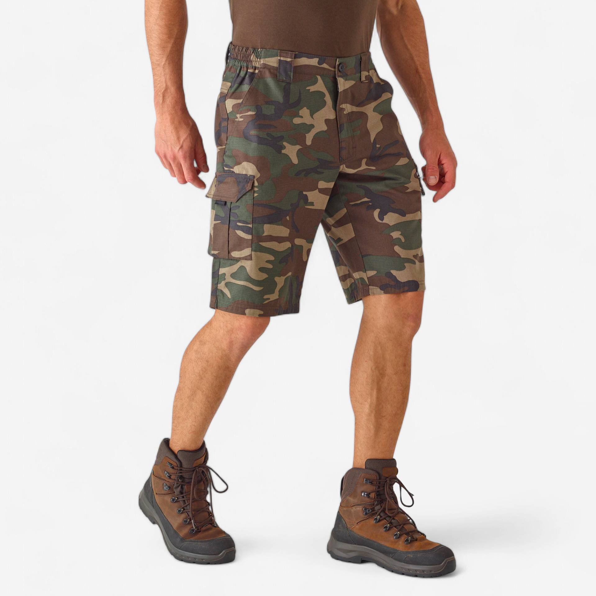 Jagdshorts/Bermuda Shorts 500 Cargo Camouflage grün Jagdshorts/Bermuda Shorts 500 Cargo Camouflage grün von SOLOGNAC
