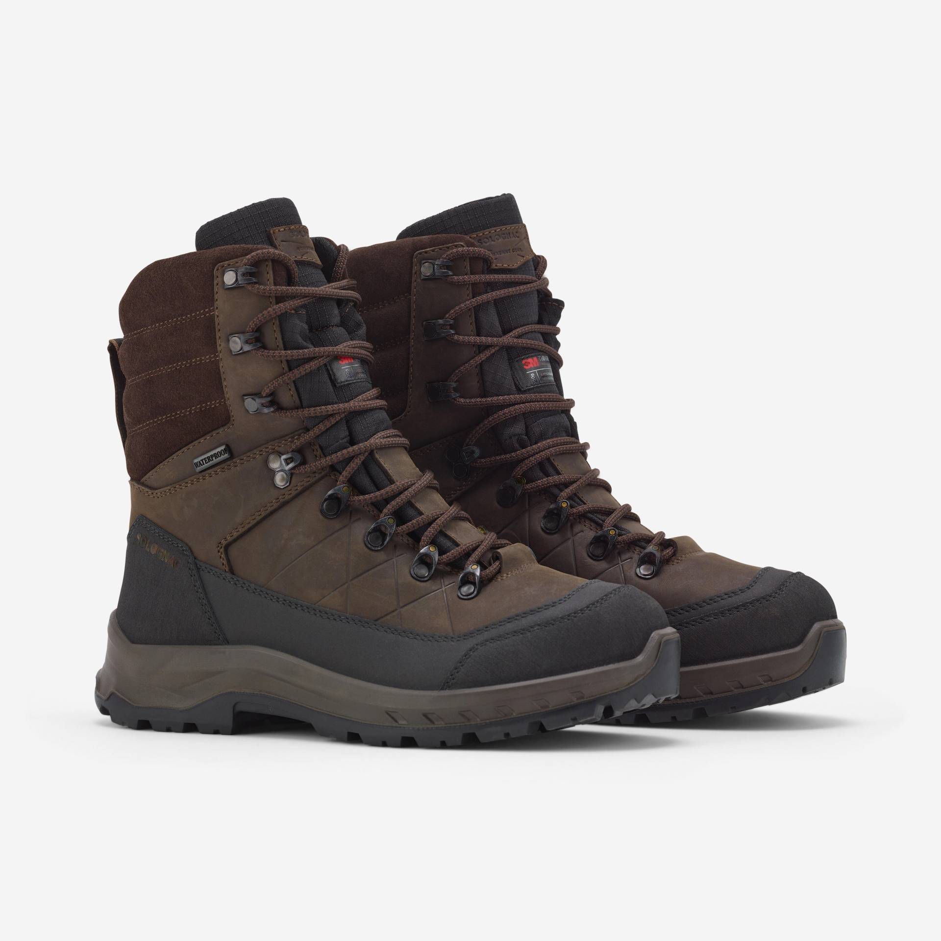 Jagdstiefel Crosshunt 540 Leder wasserdicht warm braun Jagdstiefel Crosshunt 540 Leder wasserdicht warm braun von SOLOGNAC