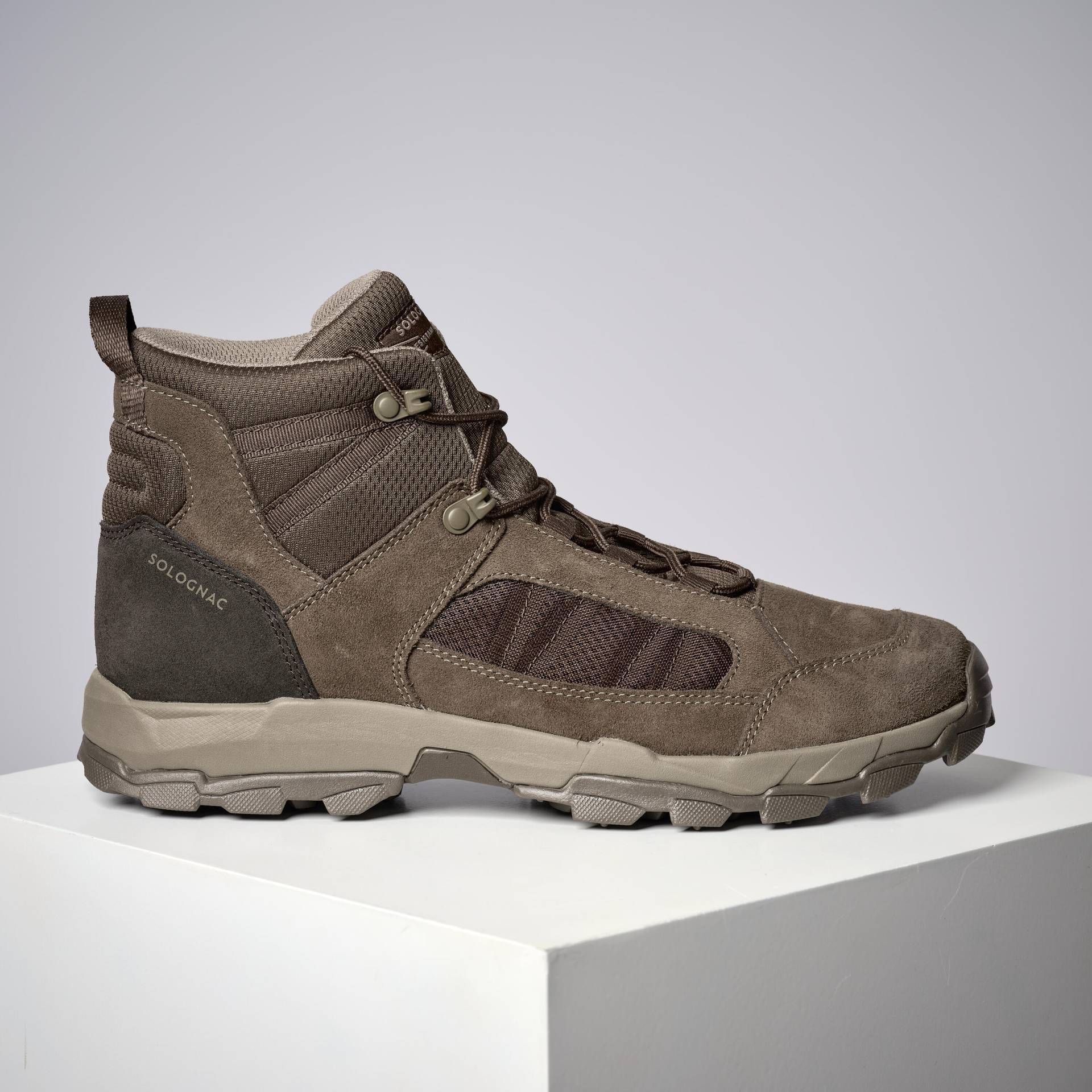 Jagdstiefel SPORTHUNT 500 beige von SOLOGNAC