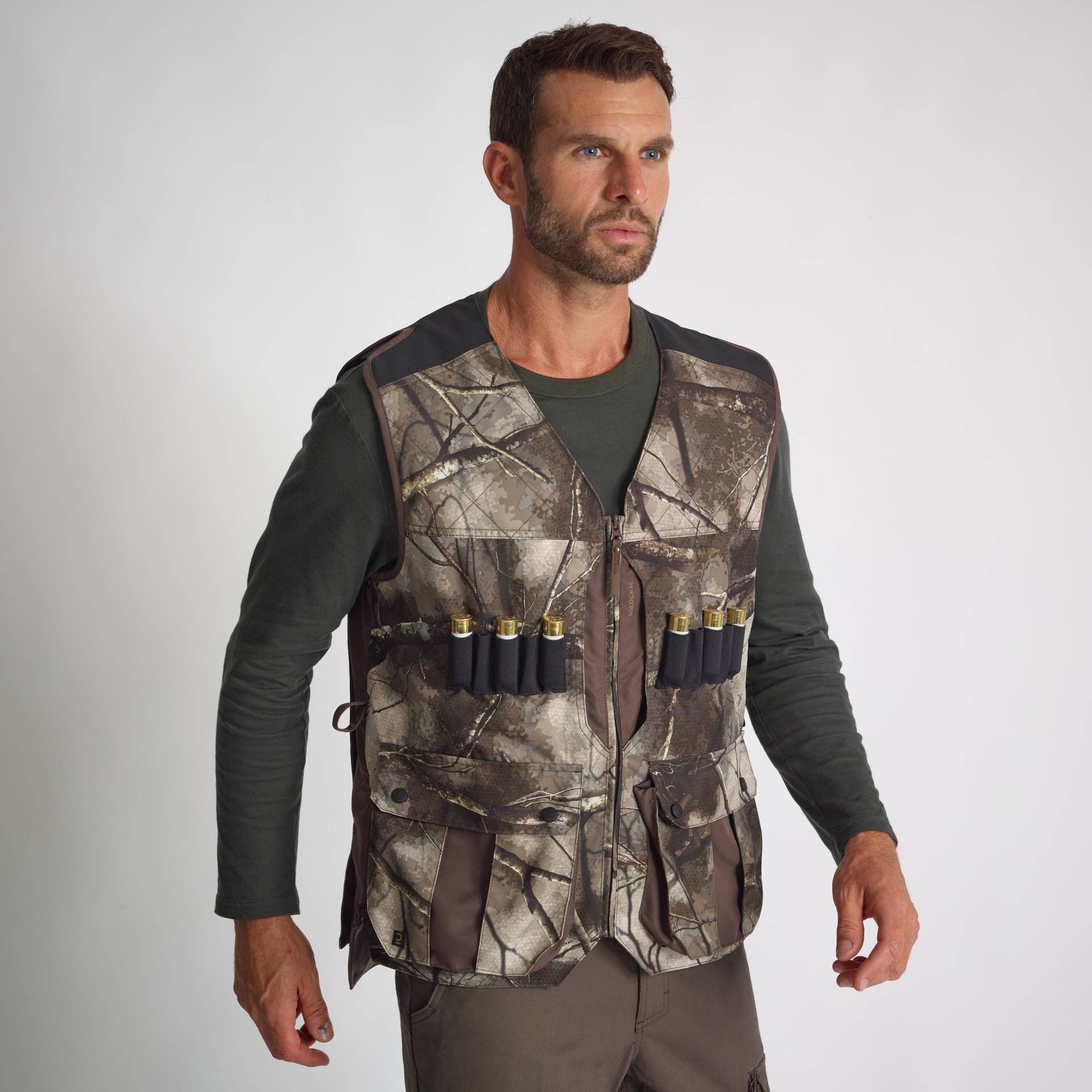 Jagdweste 500 Treemetic Camouflage von SOLOGNAC