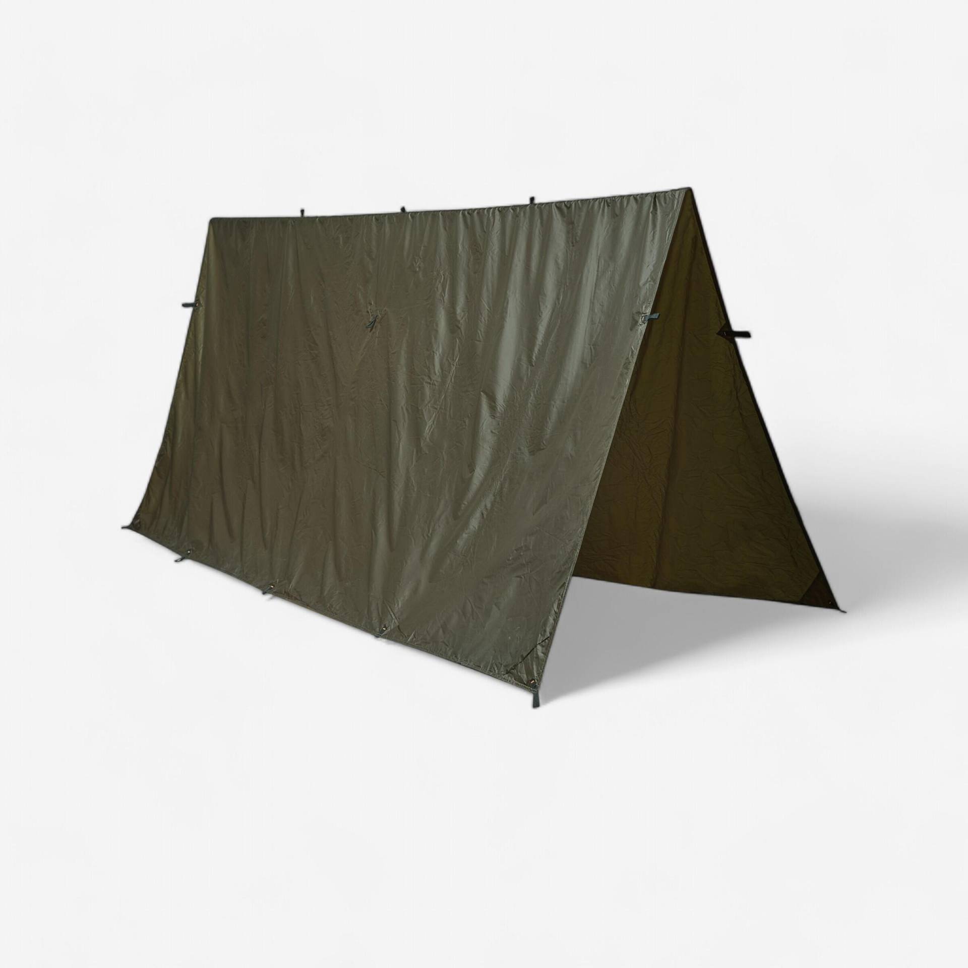 Plane Bushcraft Camping kompakt leicht 2.95 × 2.8 m wasserdicht khaki Plane Bushcraft Camping kompakt leicht 2.95 × 2.8 m wasserdicht khaki von SOLOGNAC