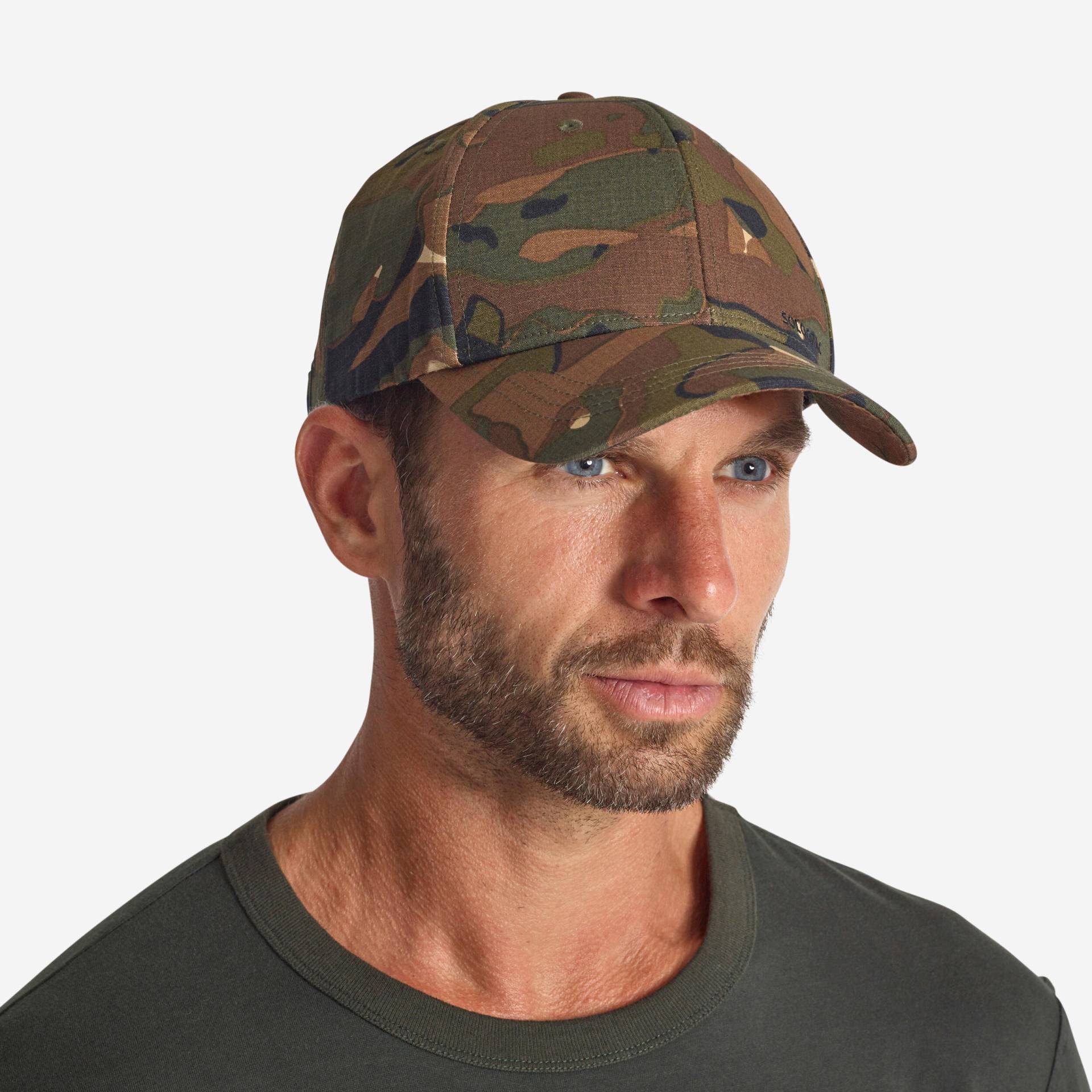 Schirmmütze WOODLAND 500 strapazierfähig camouflage/grün/braun Schirmmütze WOODLAND 500 strapazierfähig camouflage/grün/braun von SOLOGNAC