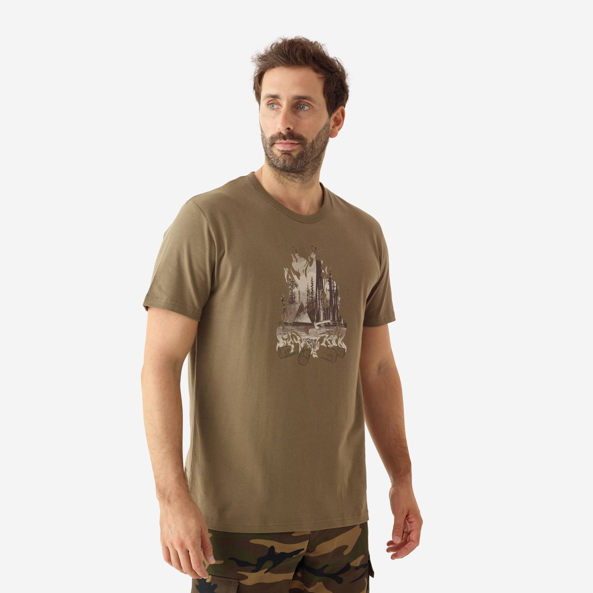 T-Shirt 100 Baumwolle Bushcraft T-Shirt 100 Baumwolle Bushcraft von SOLOGNAC