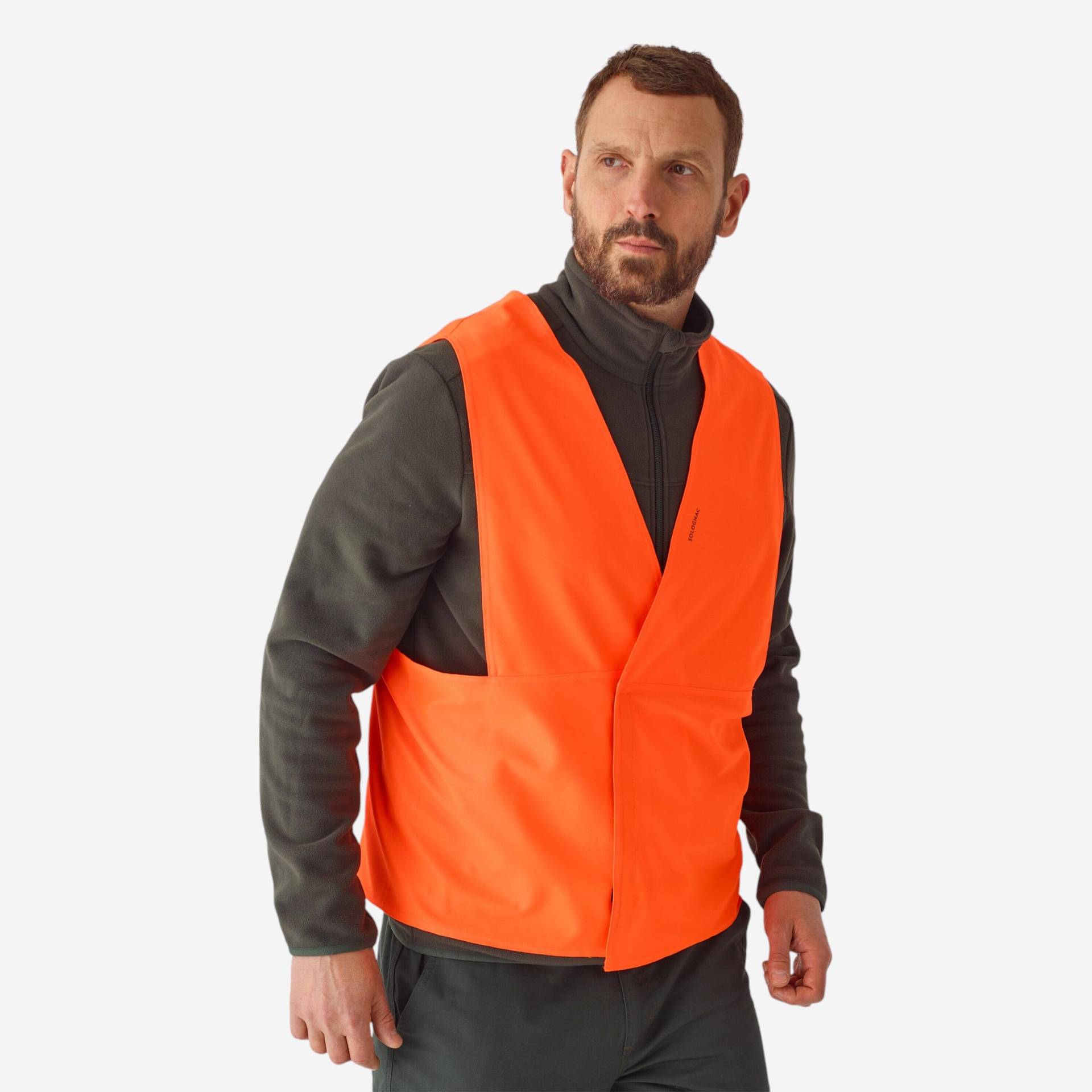 Warnweste 100 neonorange Warnweste 100 neonorange von SOLOGNAC