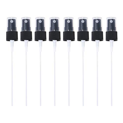 15Pcs Pumpkopf für Flaschen Sprühflaschen Parfüm Ätherisches Öl Flasche Pumpe Reisen Bad Küche Zuhause Flaschen Sprühgerät Zubehör Schwarz von SOLUSTRE