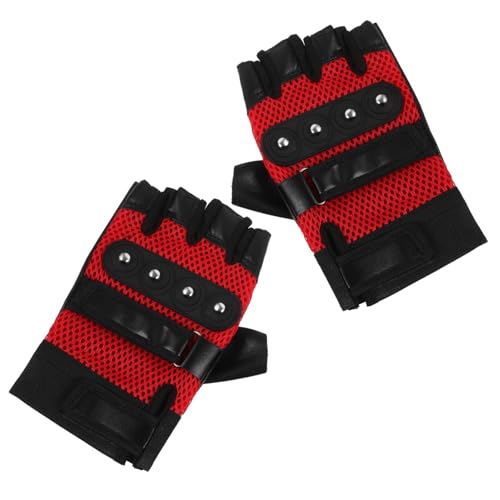 SOLUSTRE 1 Paar Handschuhe befreien Fahrradhandschuhe Sport-Handschuhe Pflegeleichte Handschuhe Profi-Handschuhe halbfingerhandschuhe Motorradhandschuhe Handschuhe Frauen Netz von SOLUSTRE