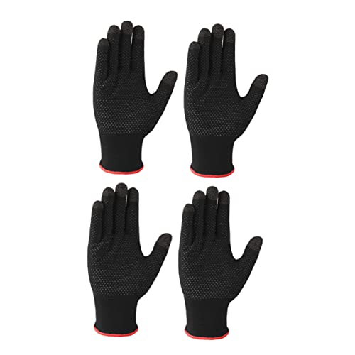 SOLUSTRE 2 Paar Touchscreen-Handschuhe Mit Fünf Fingern SMS-Handschuhe Peeling-Handschuhe Trainingshandschuhe Skihandschuhe Winterhandschuhe Damen Handschuhe Winter Damen Warm Nylon von SOLUSTRE