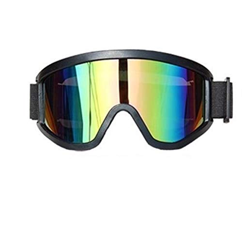 SONGGDZ Crossbrille Verspiegelt,Motorradbrille, Männer Frauen Ski Goggles Roller Helm Eyewear Velar getönt Road Motocross Gläser Filme(2) von SONGGDZ