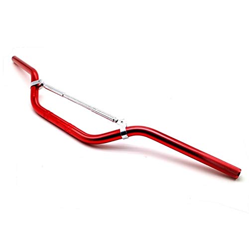 SONGGDZ Motorrad Lenker, 22mm 7/8 '' Motorrad-Lenker-Motorrad-Aluminiumlegierungs-Lenker für 50cc 70cc 110cc 125cc 140cc-Schmutz-Pit-Bike ATV-Scooter(Red) von SONGGDZ