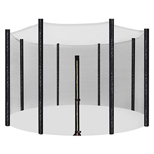 SONGMICS Ersatznetz für rundes Trampolin, Ø 366 cm, Sicherheitsnetz für 8 gerade Pfosten, rundes Netz, Schwarz STN12FT SONGMICS Ersatznetz für rundes Trampolin, Ø 366 cm, Sicherheitsnetz für 8 gerade Pfosten, rundes Netz, Schwarz STN12FT von SONGMICS