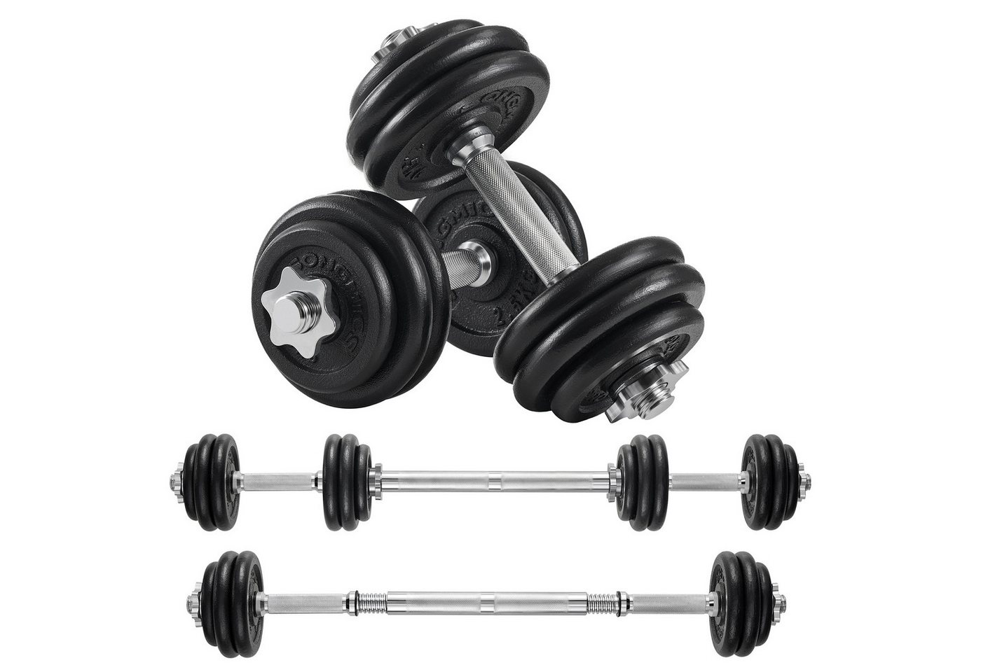 SONGMICS Hantel-Set Kurzhanteln, 2er Set, verstellbar Gewichte 20/30 kg SONGMICS Hantel-Set Kurzhanteln, 2er Set, verstellbar Gewichte 20/30 kg von SONGMICS