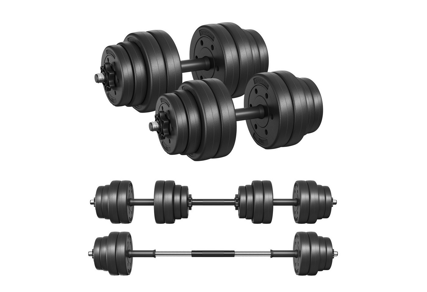 SONGMICS Hantel-Set, 2-in-1-Kurzhantel, 2x10/15 kg, für Zuhause, 1 Paar SONGMICS Hantel-Set, 2-in-1-Kurzhantel, 2x10/15 kg, für Zuhause, 1 Paar von SONGMICS