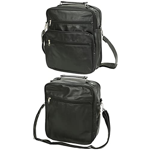 SOTALA Echt Leder Herren Arbeitstasche Umhängetasche Herrentasche Schultertasche Messenger Flugbegleiter in Schwarz SOTALA Echt Leder Herren Arbeitstasche Umhängetasche Herrentasche Schultertasche Messenger Flugbegleiter in Schwarz von SOTALA