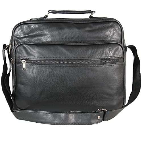 SOTALA Echt Leder Herren Arbeitstasche Umhängetasche Herrentasche Schultertasche Messenger Flugbegleiter in Schwarz SOTALA Echt Leder Herren Arbeitstasche Umhängetasche Herrentasche Schultertasche Messenger Flugbegleiter in Schwarz von SOTALA