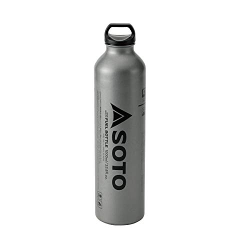 Soto Muka Weithals-Benzinflasche, Silber, 1 Liter Soto Muka Weithals-Benzinflasche, Silber, 1 Liter von SOTO