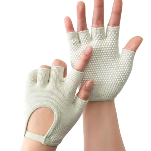 SOUTHJIELING 1 Paar rutschfeste Fünf-Finger-Workout-Handschuhe aus Silikon für Krafttraining, Fitnessstudio, Gewichtheben, Handschuhe für Damen und Herren von SOUTHJIELING